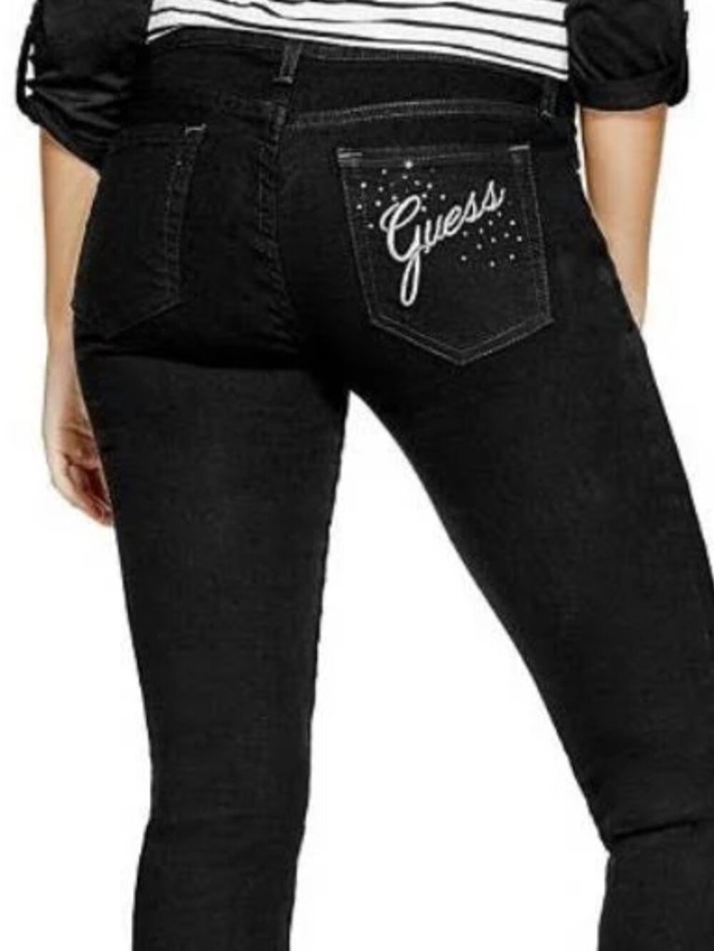 Guess Women's  Capri Jeans Size 31 Black